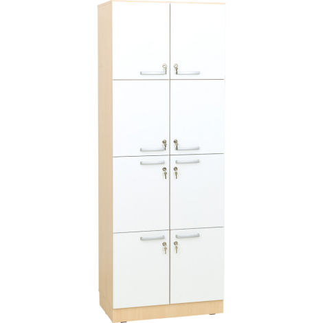 Mobilier vestiar scolar cu incuietori si 8 casete, pentru hol sau clasa, 82 x 49.8 x 223 cm - imagine 5